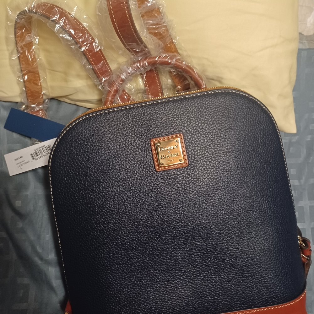 Backpack pebble leather